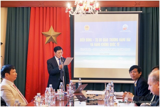 Seminar on freedom of aviation and maritime trade in the East Sea opens  - ảnh 1